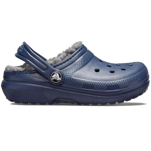 CROCS SABOT CLASSIC LINED KIDS NAVY 203506-459