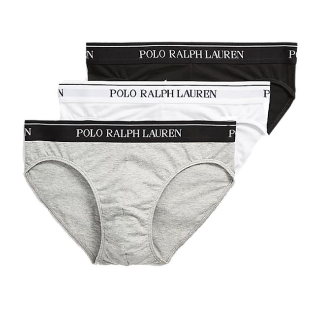 POLO RALPH LAUREN BOX SLIP 3 PACK BRIEF 714835884003