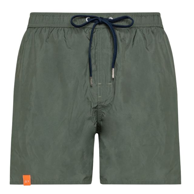 SUN68 BOXER SWIM PANT WATER PRINT MILITARE H33118-19
