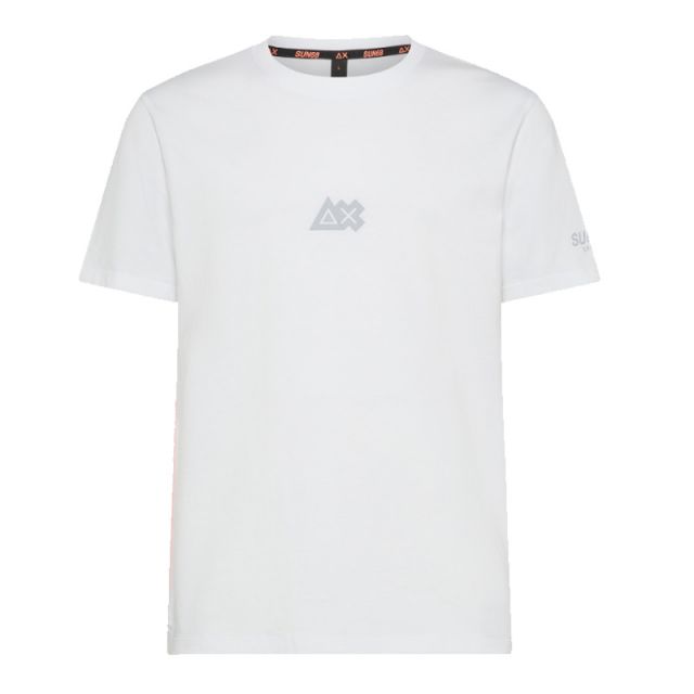 SUN68 T-SHIRT FANCY SPORT S/S BIANCO T44133-01